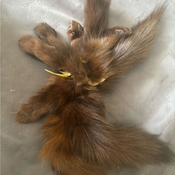 Real Vintage Sable Mink Fur  Pieces & Legs Y2K Reg 300 unisex - Picture 1 of 7